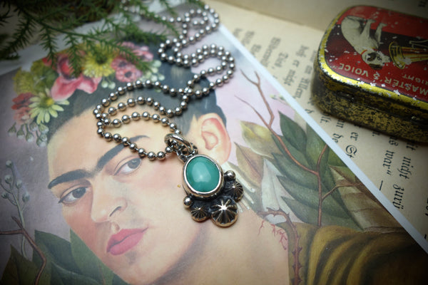 Silver Pendant „CARICO LAKE TURQUOISE“