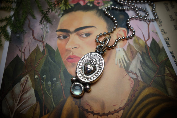 Silver Pendant „SACRED HEART“