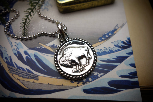 Silver Pendant „BUFFALO“