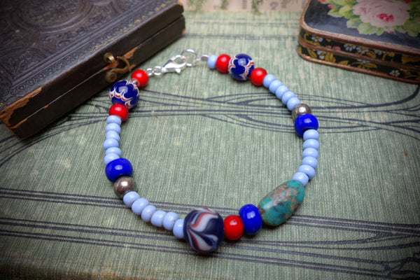 Bracelet „TRADE BEADS“, Length 20cm