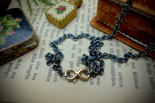 Silver Chain „ANCHOR“, Length 59,5cm