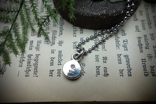 Silver Pendant „QUIRKY ZOMBIE SMILEY“