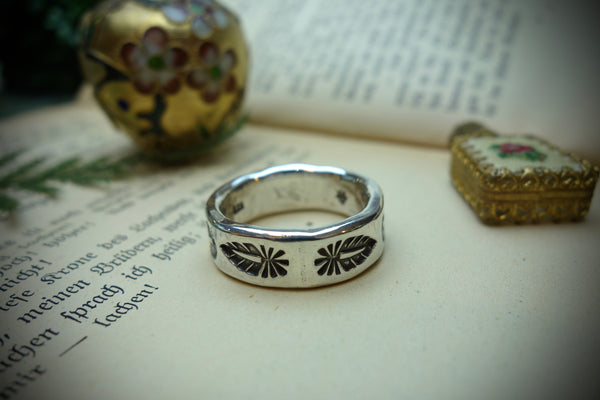 Silver Ring „SOUTHWEST HERITAGE“, U.S. Size 13