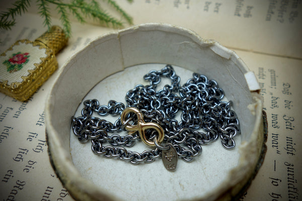 Silver Chain „ANCHOR“, Length 59,5cm