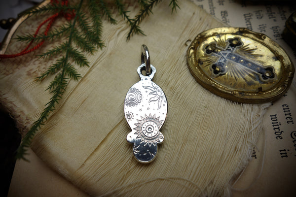 Silver Pendant „SACRED HEART“