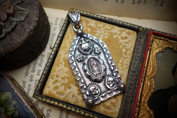 Silver Pendant „OUR LADY OF GUADALUPE“