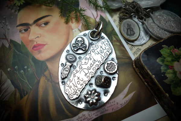 Silver Pendant „WARDEN OF THE UNSEEN“