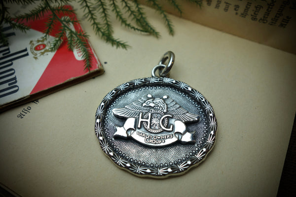 Silver Pendant „H.O.G.“