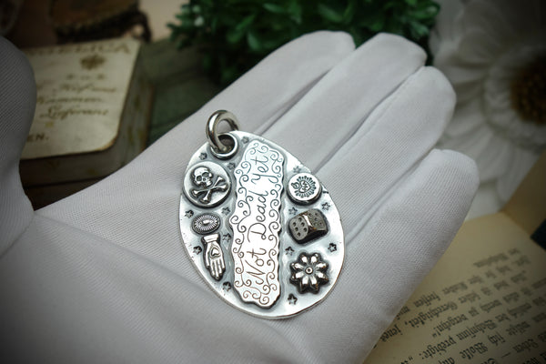 Silver Pendant „WARDEN OF THE UNSEEN“