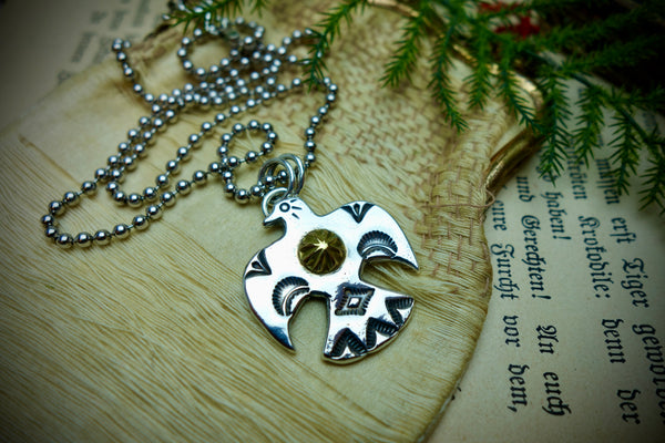 Silver Pendant „J.M. THUNDERBIRD“