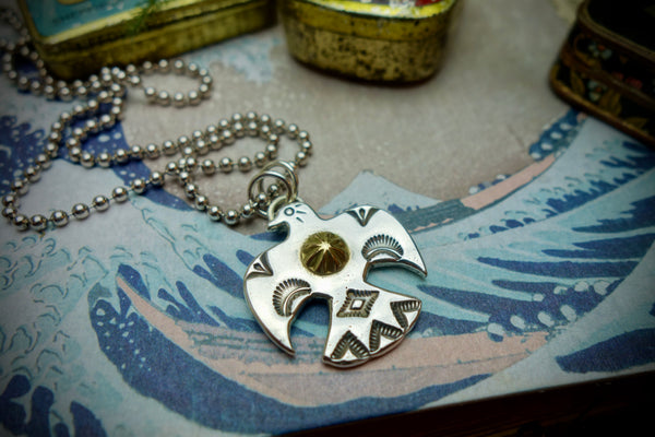 Silver Pendant „J.M. THUNDERBIRD“