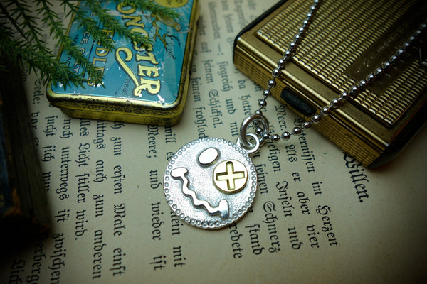 Silver Pendant „STAY WEIRD“
