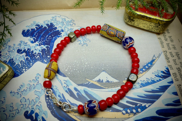 Bracelet „TRADE BEADS“, Length 20cm