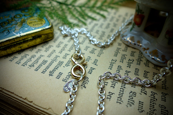 Silver Chain „ANCHOR“, Length 60,5cm