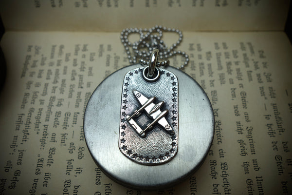 Silver Pendant „P-38 LIGHTNING“