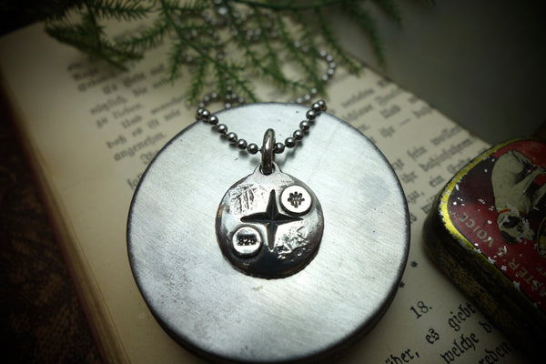 Silver Pendant „MORNING STAR“
