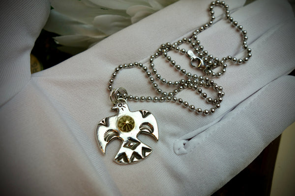 Silver Pendant „J.M. THUNDERBIRD“