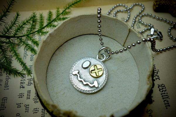 Silver Pendant „STAY WEIRD“