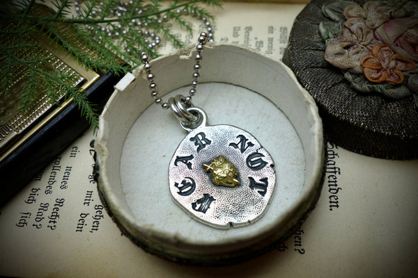 Silver Pendant „FEAR NOT“