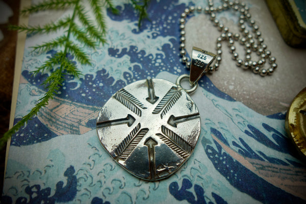 Silver Pendant „GOLDEN EAGLE“