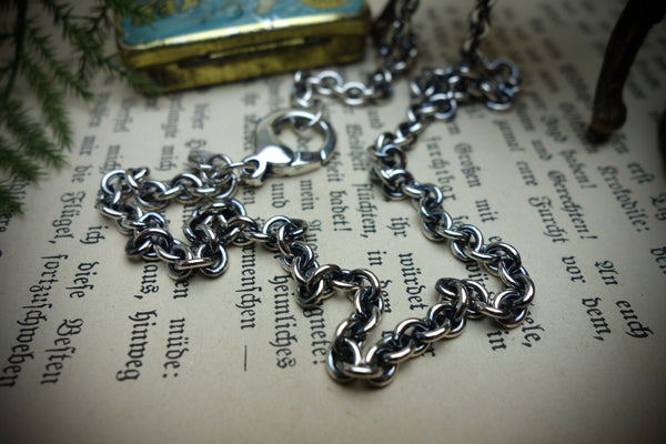 Silver Chain „ANCHOR“, Length 64cm