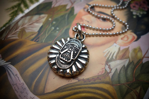 Silver Pendant „HEAVY THUNDERBIRD MEDAL“