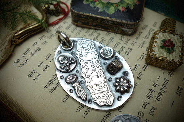 Silver Pendant „WARDEN OF THE UNSEEN“