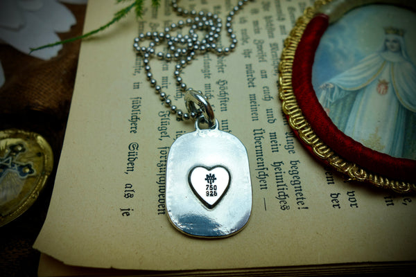 Silver Pendant „LUX IN TENEBRIS“