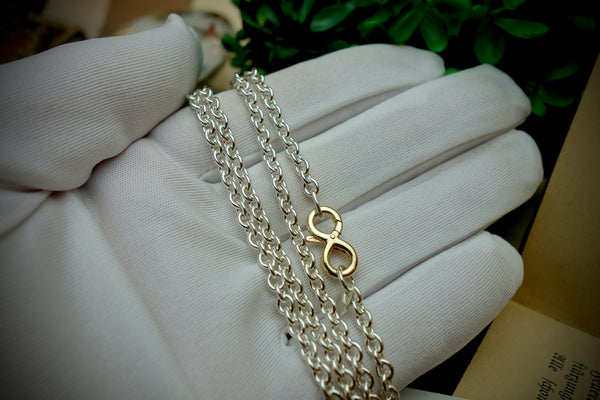 Silver Chain „ANCHOR“, Length 60,5cm