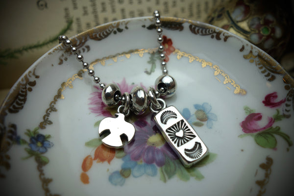 Charm Set „THUNDERBIRD & HEART“