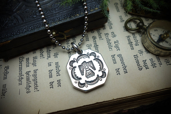 Silver Pendant „OLD THUNDERBIRD MEDAL“