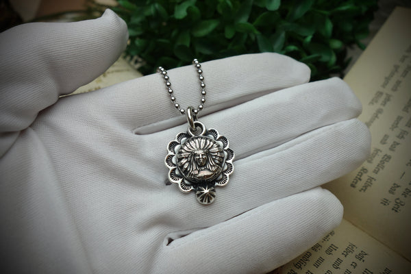 Silver Pendant „CHIEF OF THE PLAINS“