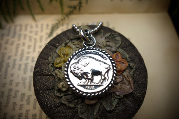 Silver Pendant „BUFFALO“