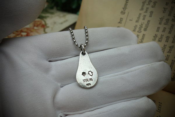 Silver Pendant „FLEUR DE LIS COMPASS“