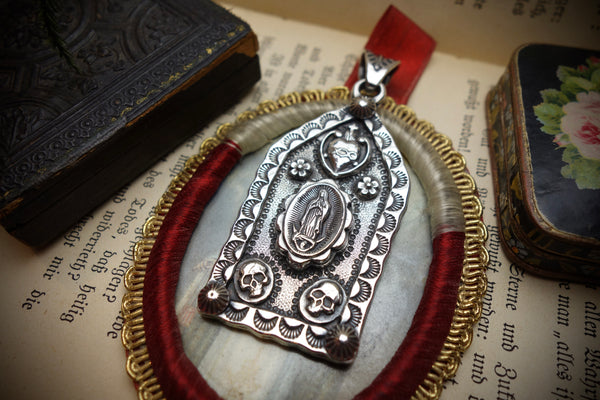 Silver Pendant „OUR LADY OF GUADALUPE“