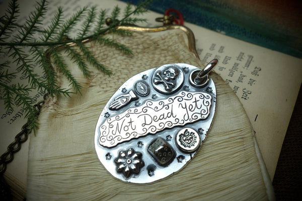 Silver Pendant „WARDEN OF THE UNSEEN“