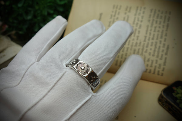 Silver Ring „SOUTHWEST HERITAGE“, U.S. Size 13