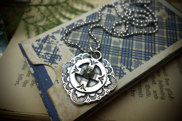 Silver Pendant „MEDICINE WHEEL“
