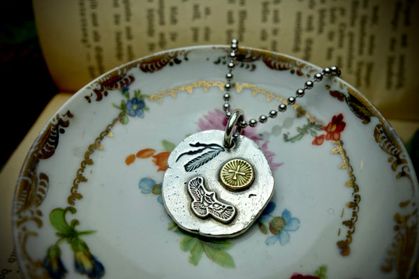 Silver Pendant „OLD SOUL SOUTHWEST“