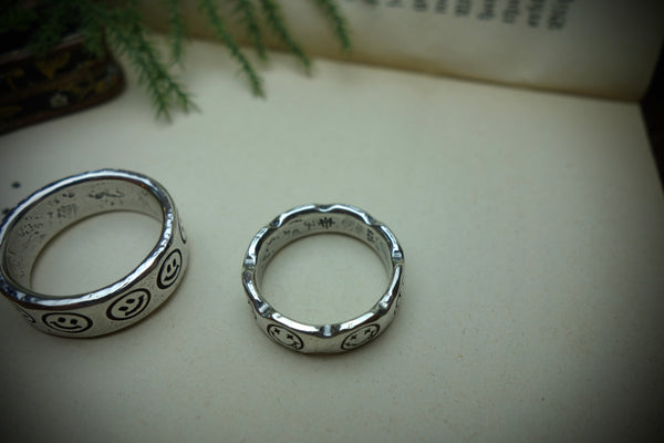 Silver Rings „SMILEY“