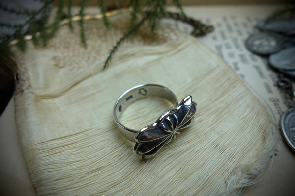 Silver Ring „BUTTERFLY CONCHO“, U.S. Size 10
