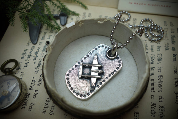 Silver Pendant „P-38 LIGHTNING“