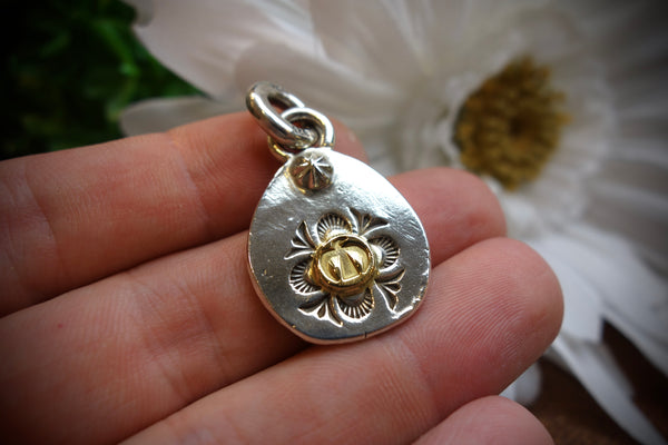 Silver Pendant „GOLDEN THUNDERBIRD“