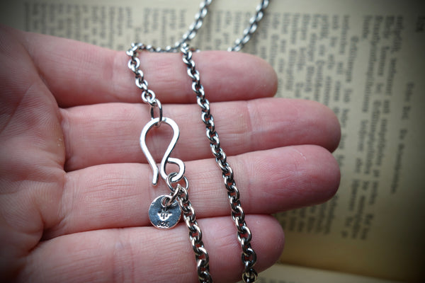 Silver Chain „ANCHOR“, Length 63,5cm