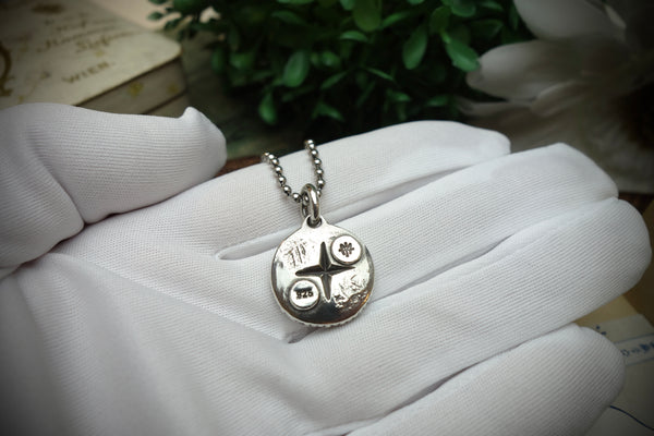 Silver Pendant „MORNING STAR“
