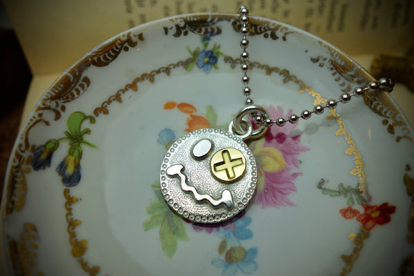 Silver Pendant „STAY WEIRD“