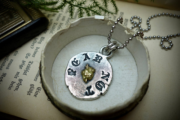 Silver Pendant „FEAR NOT“