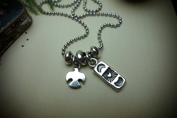 Charm Set „THUNDERBIRD & HEART“
