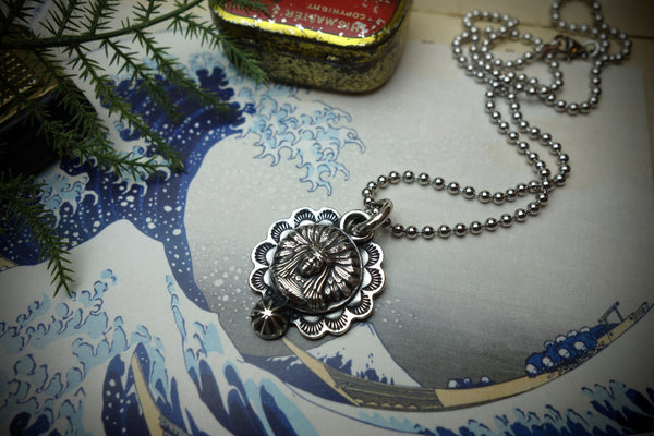 Silver Pendant „CHIEF OF THE PLAINS“