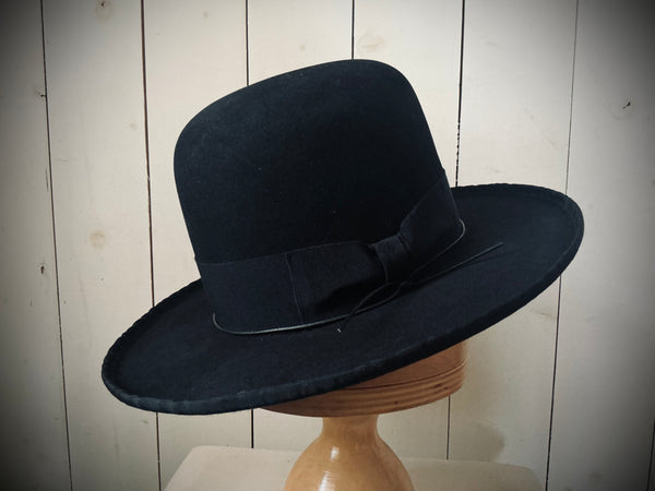 Hat „WILD PRAIRIE“, Black Felt Hat, Size 59cm